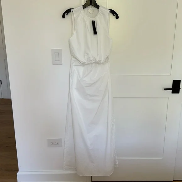 NEW SIR. Anja Cut Out Midi Dress in Chalk White Size 2 Medium Cut Out Maxi Dress - Picture 10 of 12